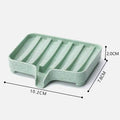 Sponge Holder PP Wheat Straw Storage Rack Drain Soap Box Tray Soapbox 1 Pcs Shower Soap Tray Tool Soap Dish Plate Holder