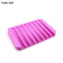 Sponge Holder PP Wheat Straw Storage Rack Drain Soap Box Tray Soapbox 1 Pcs Shower Soap Tray Tool Soap Dish Plate Holder