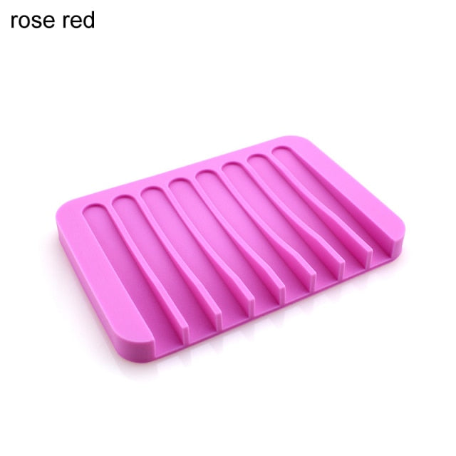 Sponge Holder PP Wheat Straw Storage Rack Drain Soap Box Tray Soapbox 1 Pcs Shower Soap Tray Tool Soap Dish Plate Holder