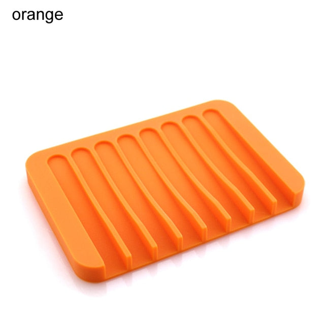Sponge Holder PP Wheat Straw Storage Rack Drain Soap Box Tray Soapbox 1 Pcs Shower Soap Tray Tool Soap Dish Plate Holder