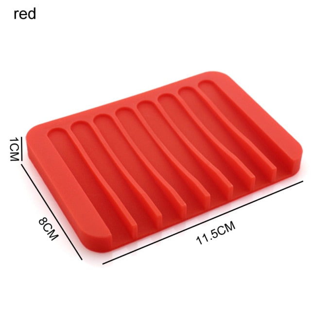 Sponge Holder PP Wheat Straw Storage Rack Drain Soap Box Tray Soapbox 1 Pcs Shower Soap Tray Tool Soap Dish Plate Holder