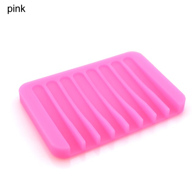 Sponge Holder PP Wheat Straw Storage Rack Drain Soap Box Tray Soapbox 1 Pcs Shower Soap Tray Tool Soap Dish Plate Holder