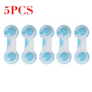 5pcs Plastic Baby Safety Protection From Children In Cabinets Boxes Lock Drawer Door  Security Product
