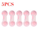 5pcs Plastic Baby Safety Protection From Children In Cabinets Boxes Lock Drawer Door  Security Product