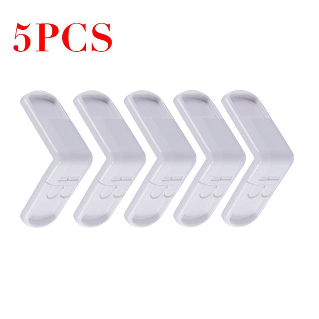 5pcs Plastic Baby Safety Protection From Children In Cabinets Boxes Lock Drawer Door  Security Product