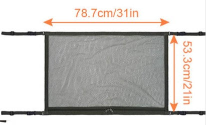 Portable Car Ceiling Storage Net Pocket Roof Interior Cargo Net Bag Car Trunk Storage Pouch Sundries Storage Organizer