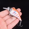 1pcs 7.5cm 10.2g Hard VIB Lures Fishing Minnow Bait Treble Hooks Sinking Crankbait Wobblers Fishing Tackle 3DEyes
