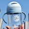250ML Cartoon Baby Feeding Bottle Infant Children Drinking Bottle Kids PP Non-spill Portable Straw Water Bottle Drinkware