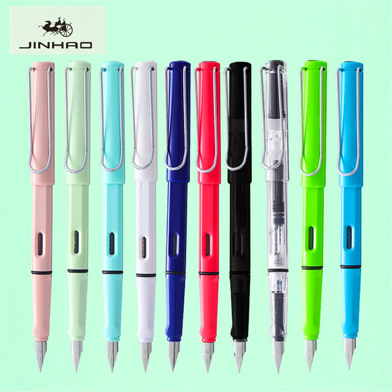 New Listing luxury quality Jinhao 777 Fashion Various colors student Office Fountain Pen School stationery Supplies ink pens