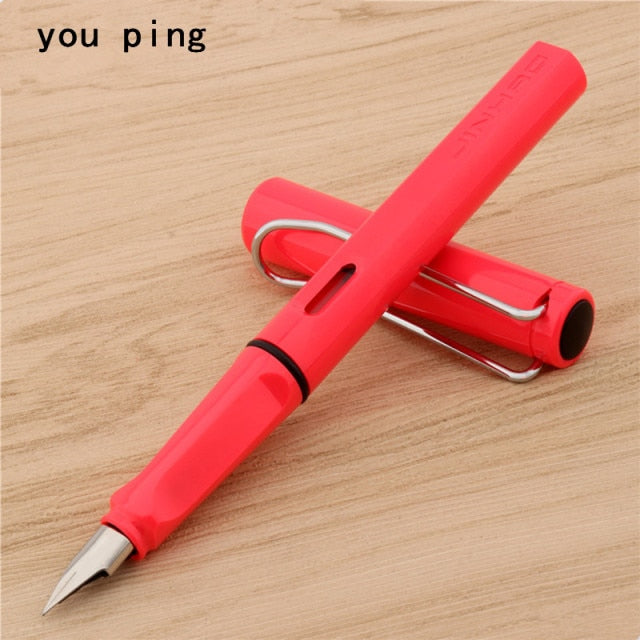 New Listing luxury quality Jinhao 777 Fashion Various colors student Office Fountain Pen School stationery Supplies ink pens