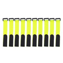 10pcs/set Reusable Fishing Rod Tie Holder Strap Suspenders Fastener Hook Loop Cable Cord Tie Belt Fishing Tackle Box Accessories