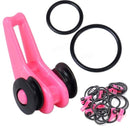 10pcs/set Reusable Fishing Rod Tie Holder Strap Suspenders Fastener Hook Loop Cable Cord Tie Belt Fishing Tackle Box Accessories