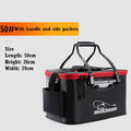 DKSAHEMTB EVA Portable Fishing Bag Folding Thicken Live Fishing Box Tank Bucket Camping Fishing Tackle Fishbox Storage Bag MJ