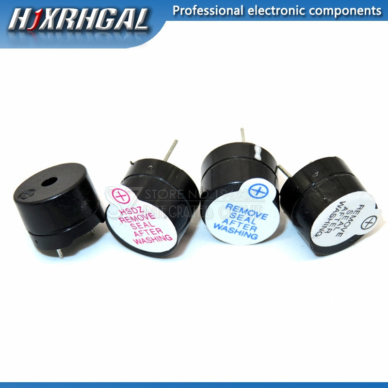 10pcs 3v 5v 12v Active Buzzer Magnetic Long Continous Beep Tone 12*9.5mm new and original hjxrhgal