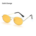 Fashion Vintage Shades Sun Glasses Elegant okulary Retro Small Oval Sunglasses for Men Women Eyeglasses gafas oculos