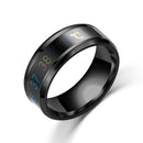 FACEINS Magic Ring  For Women and Man Temperature Displays Smart Rings Personality Titanium Steel Finger Jewelry Accessories