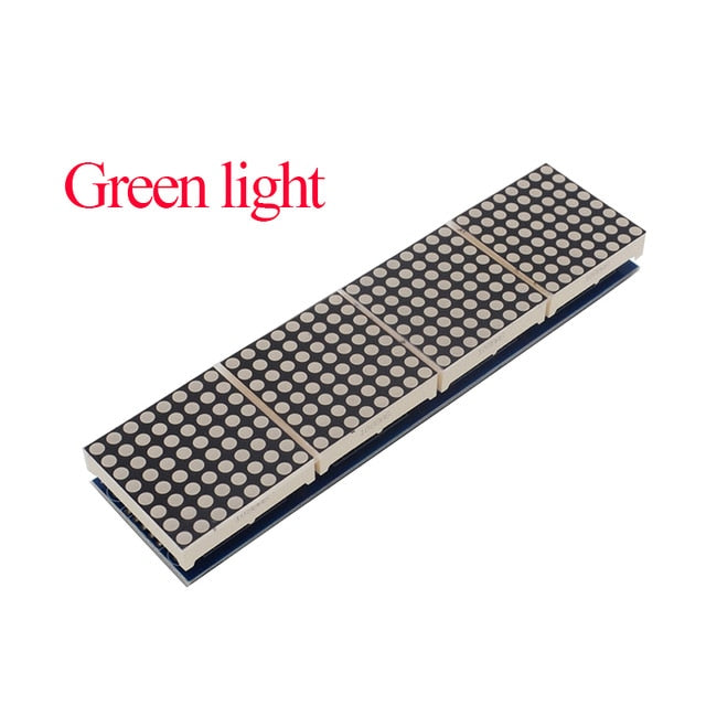 Max7219 Dot Matrix Module Control Single Chip Microcomputer Module 4-in-1 Display Send 5P Line (H6a4)