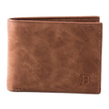 Fashion Mini Slim Wallet Mens Money Purse Coin Bag Zipper Short Men Wallet Card Holder Compact Money Purses