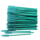 50 pcs Cosmetic Eyelash Brush  Crystal Mascara Wands Applicator Diamond Eyelashes brushes Disposable Make Up brushes Tools