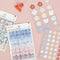 Mohamm 3Pcs Summer Series Ins Hand Account Decoration Sticker Creative Scrapbooking Stationary School Supplies