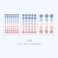Mohamm 3Pcs Summer Series Ins Hand Account Decoration Sticker Creative Scrapbooking Stationary School Supplies