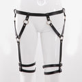 BDSM Bondage Rope Leather Harness Toys For Women Adult Game Outfit Bra And Leg Suspenders Straps Garter Belt Sex Accessories Set