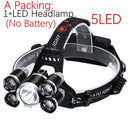 Drop Shipping Rechargeable zoom led headlamp Fishing headlight Torch Hunting head lamp Camping Headlamp Flashlight head light