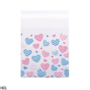 50/100pcs Heart Clear Candy Bag Transparent Plastic Bag Cookie OPP Bag For Wedding Birthday Party Deco DIY Gift Packaging Pouch