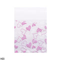 50/100pcs Heart Clear Candy Bag Transparent Plastic Bag Cookie OPP Bag For Wedding Birthday Party Deco DIY Gift Packaging Pouch