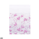 50/100pcs Heart Clear Candy Bag Transparent Plastic Bag Cookie OPP Bag For Wedding Birthday Party Deco DIY Gift Packaging Pouch