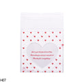 50/100pcs Heart Clear Candy Bag Transparent Plastic Bag Cookie OPP Bag For Wedding Birthday Party Deco DIY Gift Packaging Pouch