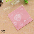 50/100pcs Heart Clear Candy Bag Transparent Plastic Bag Cookie OPP Bag For Wedding Birthday Party Deco DIY Gift Packaging Pouch