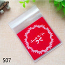 50/100pcs Heart Clear Candy Bag Transparent Plastic Bag Cookie OPP Bag For Wedding Birthday Party Deco DIY Gift Packaging Pouch