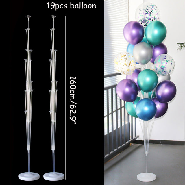 7/11/19 Tube Balloon Holder Balloons Stand Column Confetti Balloon Kids Birthday Party Baby Shower Wedding Decoration Supplies