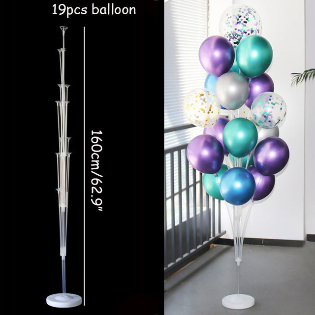 7/11/19 Tube Balloon Holder Balloons Stand Column Confetti Balloon Kids Birthday Party Baby Shower Wedding Decoration Supplies