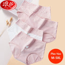 LANGSHA Plus Size M-5XL Panties Women Cotton High Waist Slimming Underwear Girls Seamless Briefs Sexy Female Breathable Lingerie