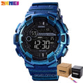 SKMEI Outdoor Sport Watch Men Multifunction 5Bar Waterproof PU Strap LED Display Watches Chrono Digital Watch reloj hombre 1243