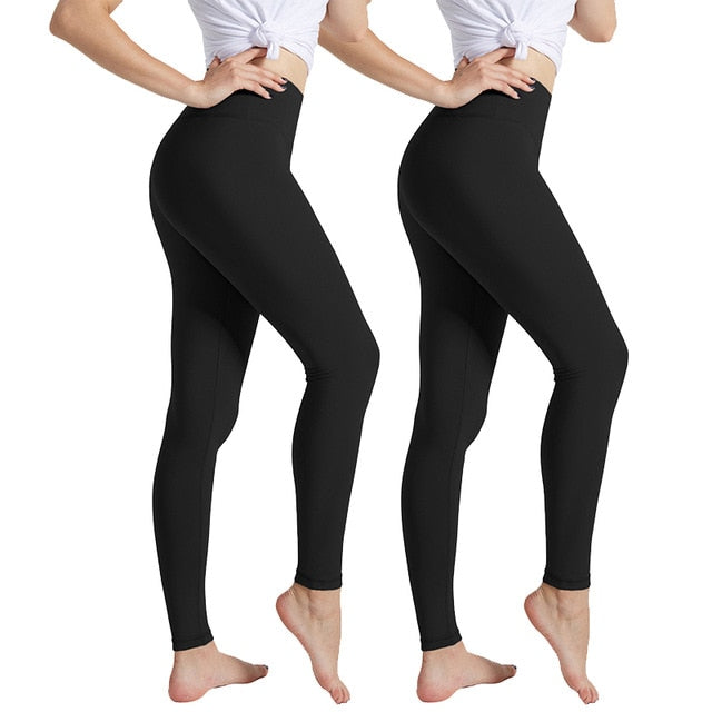 NORMOV Leggings Women Black High Waist Push Up Leggings For Women Gym Fitness Workout Sports Casual Leggins Mujer