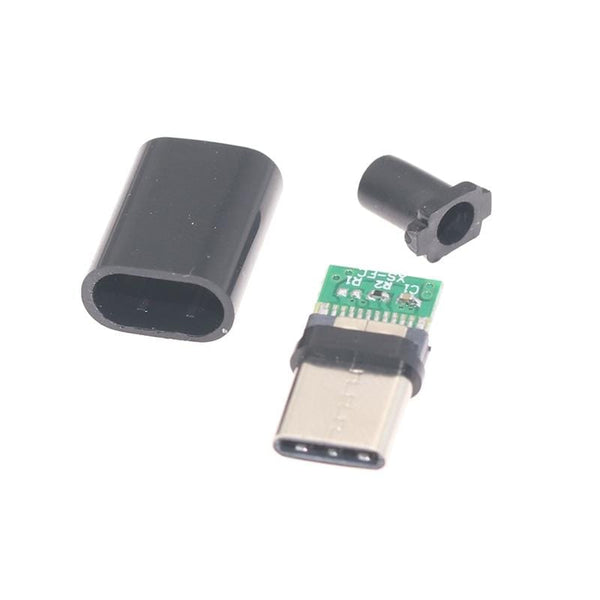 2pcs/5pcs TYPE-C USB 3.1 Plug Male connector With PCB 24pin welding Data line interface DIY data cable accessories