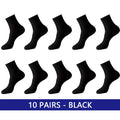 ZTOET Brand Men's Bamboo Fiber Socks New Black Business Breathable Deodorant Compression Socks Men Long Socks Big Size EU38-48