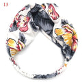 Fashion Women Girls Summer Bohemian Hair Bands Print Headbands Vintage Cross Turban Bandage Bandanas HairBands Hair Accessories
