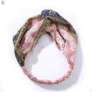 Fashion Women Girls Summer Bohemian Hair Bands Print Headbands Vintage Cross Turban Bandage Bandanas HairBands Hair Accessories