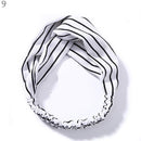 Fashion Women Girls Summer Bohemian Hair Bands Print Headbands Vintage Cross Turban Bandage Bandanas HairBands Hair Accessories