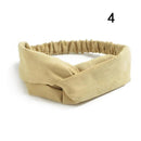 Fashion Women Girls Summer Bohemian Hair Bands Print Headbands Vintage Cross Turban Bandage Bandanas HairBands Hair Accessories