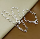 New Trendy 925 Sterling Silver Jewelry Sets Simple Fashion Insect Moon Round Ball Necklace Earrings Sets For Woman Gift