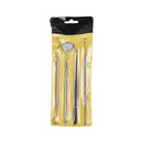 Azdent Dental Mirror Stainless Steel Dental Tool Set Mouth Mirror Dental Kit Instrument Dental Pick Dentist Prepare Tool