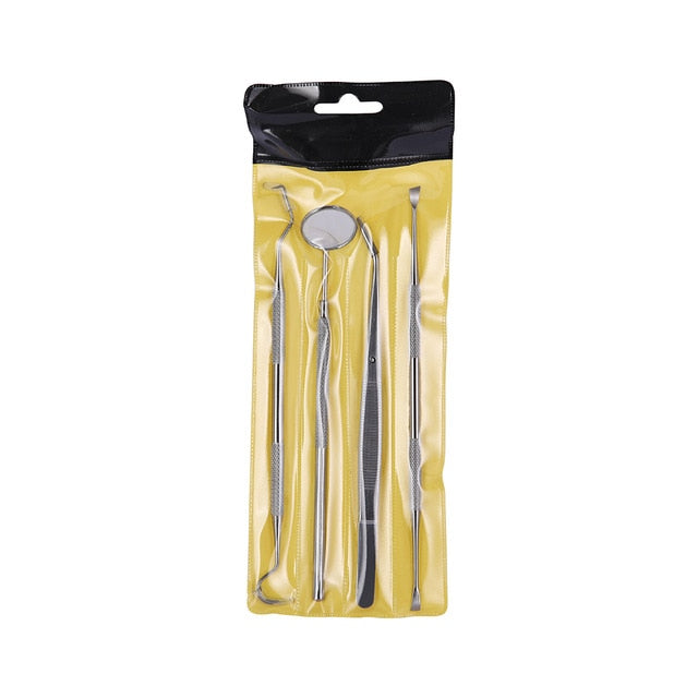 Azdent Dental Mirror Stainless Steel Dental Tool Set Mouth Mirror Dental Kit Instrument Dental Pick Dentist Prepare Tool