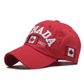 I love canada New Washed Cotton Baseball Cap Snapback Hat For Men Women Dad Hat Embroidery Casual hats Casquette Hip Hop Caps