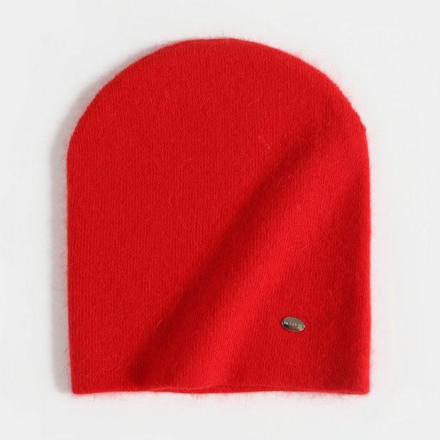 Female Beanies Rabbit Hair Winter Hats For Women Casual Autumn Knitted Beanie Girl Fashion High Quality Bonnet Cap Soft Wool Hat