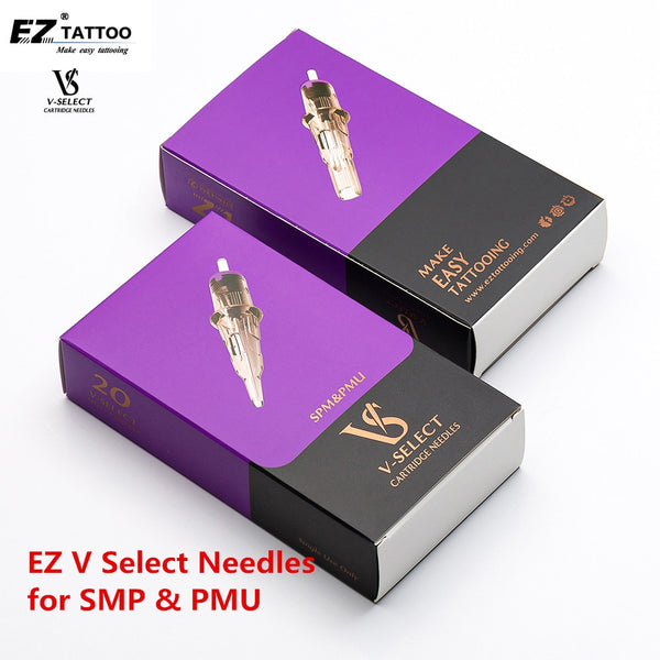 EZ V System SMP & PMU V Select Cartridge Tattoo Needles Micropigmentation Permanent Make-Up eyebrows eyelinver lips Microblading